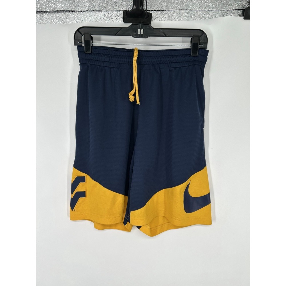 Nike Elite West Virginia Mountaineers Shorts Dri Fit Active Drawstring Waist